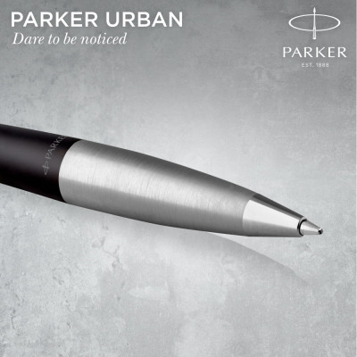Ручка кулькова Parker URBAN 17 Muted Black CT BP (30 135)