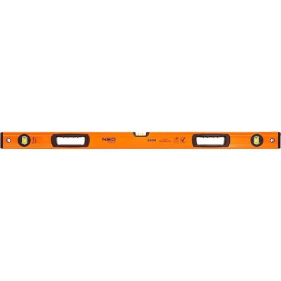Рівень Neo Tools S 400 алюмінієвий, 100 см, 3 капсули, 2 отвори для рук (71-144)