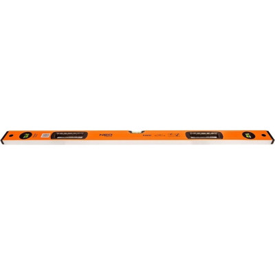Рівень Neo Tools S 400 алюмінієвий, 100 см, 3 капсули, 2 отвори для рук (71-144)