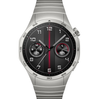 Смарт-годинник Huawei WATCH GT 4 46mm Elite Grey Steel (55020BGU)