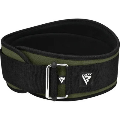 Атлетичний пояс RDX RX3 EVA Curve неопреновий Army Green M (WBE-RX3AG-M)