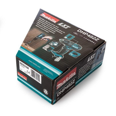 Шуруповерт Makita дрель-шуруповерт с ударом LXT, 18В, 62 / 36Нм (без аккумулят (DHP482Z)