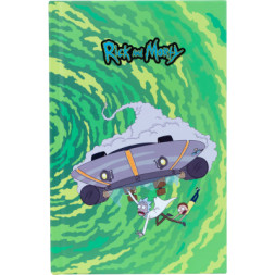 Книга записна Kite А6 Rick and Morty, 80 аркушів, клітинка (RM22-199-1)