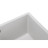 Мийка кухонна GRANADO Under top L white (gr3505)
