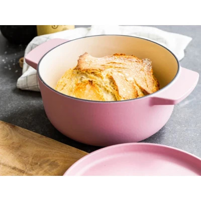 Каструля KitchenAid чавунна з кришкою 3,3 л Суха троянда (CC007430-001)