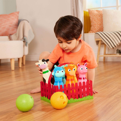 Ігровий набір Battat для боулінгу - Весела ферма (BT1802Z)