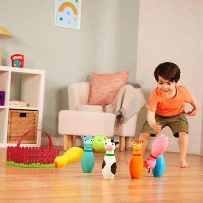 Ігровий набір Battat для боулінгу - Весела ферма (BT1802Z)