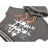 Футболка дитяча Blueland укорочена із шортами (2561-116G-gray)