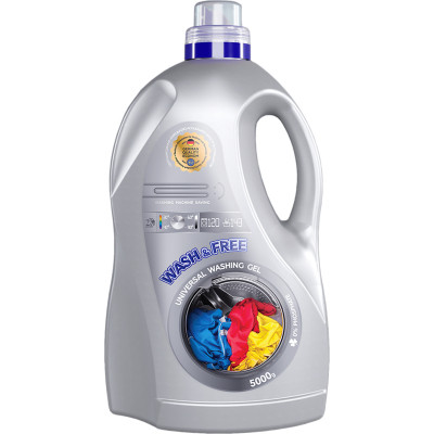 Гель для прання Wash&amp;Free універсальний 5 кг (4260637720245)