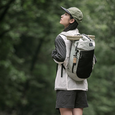 Рюкзак туристичний Naturehike NH20BB206 20 л світло-сірий (6927595772775)