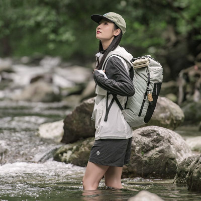 Рюкзак туристичний Naturehike NH20BB206 20 л світло-сірий (6927595772775)