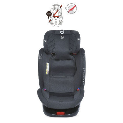Автокрісло El Camino ME 1114 Everest Light Grey (ME 1114 light grey)