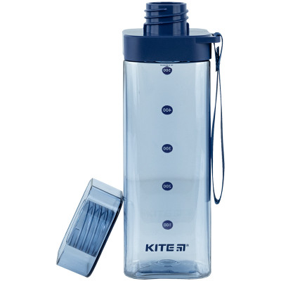 Поїльник-непроливайка Kite квадратна, 550 мл, блакитна (K24-1209-1)