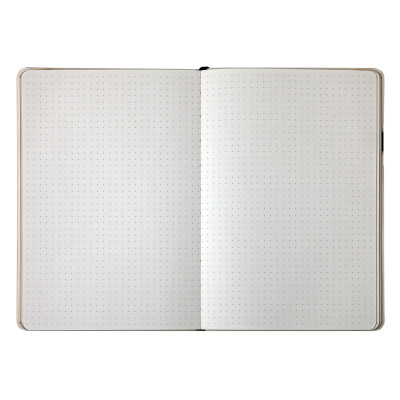 Книга записна Buromax RELAX А5 96 аркушів крапка, рожеве золото (BM.295301-10)
