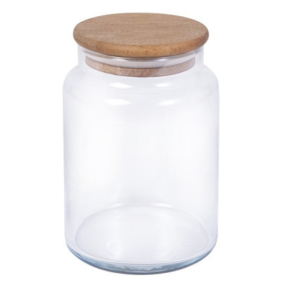 Банка Herevin Wooden cover 0.89 л (232008-260)