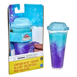 Набір для творчості Hasbro Play-Doh 1 Баночка слайма CRYSTAL CRUNCH ICY BLUE PURPLE (F5163)
