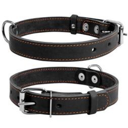 Нашийник для тварин Collar одинарний Ш 35 мм Д 48-63 см чорний (02731)