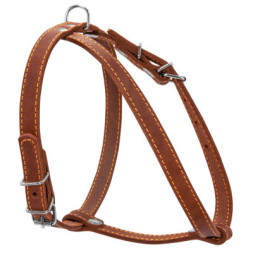 Шлея для собак Collar одинарна для малих порід Ш 14 мм А:40-48 см В:43-51 см коричнева (06346)