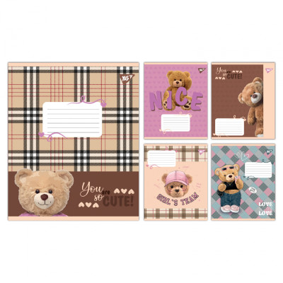 Зошит Yes You are cute А5 24 аркушів лінія (767897)