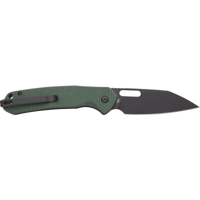 Ніж CJRB Pyrite Wharncliffe BB Micarta Green (J1925A-BMGN)