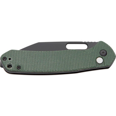 Ніж CJRB Pyrite Wharncliffe BB Micarta Green (J1925A-BMGN)