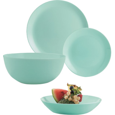 Столовий сервіз Luminarc Diwali Бірюзовий 19 предметів (P2947)