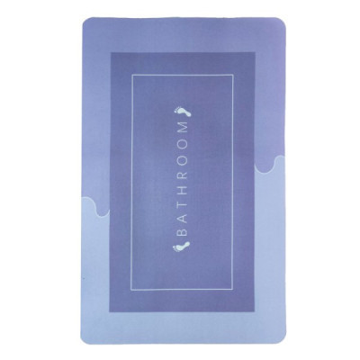 Килимок для ванної Stenson суперпоглинаючий 40 х 60 см прямокутний світло-фіолетовий (R30937 l.violet)