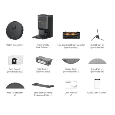 Пилосос Dreame Bot D20 Pro Plus Black (RLD43SD-BL)