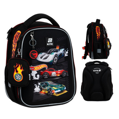 Портфель Kite Education 555 Hot Wheels (HW25-555S)