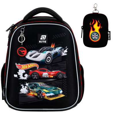 Портфель Kite Education 555 Hot Wheels (HW25-555S)