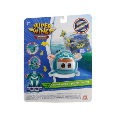 Трансформер Super Wings Transforming Super Pet Тіно улюбленець (Tino pet) (EU770643)