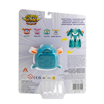 Трансформер Super Wings Transforming Super Pet Тіно улюбленець (Tino pet) (EU770643)