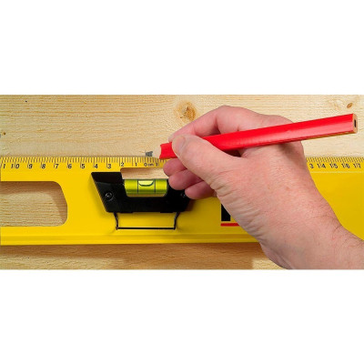 Рівень Stanley FatMax I Beam, L=1200мм, Н=39,3 мм, алюмінієвий, 3 капс. (1-43-555)