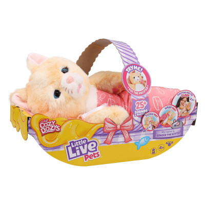 Інтерактивна іграшка Moose Little Live Pets Кошеня-обіймашка Джінджер (26492)