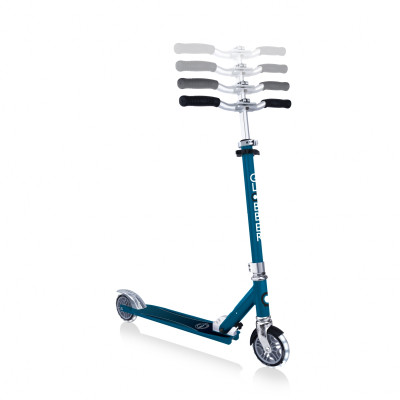 Самокат Globber Flow Element Lights колеса з підсвіткою до 100 кг 5+ Синій (721-300)