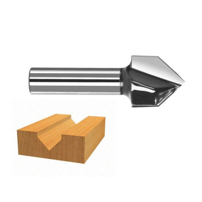 Фреза Bosch Professional пазова V-подібна V, Std, S8, D11, L14 60° (2.608.628.406)