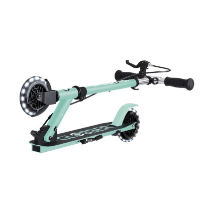 Самокат Globber Flow Element Junior Lights LED, м&#039;ятний (729-206)
