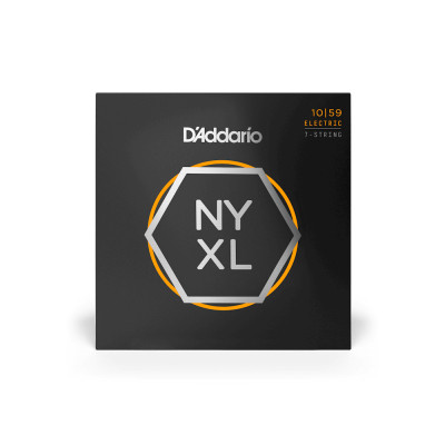 Струни для гітари D&#039;Addario NYXL Regular Light 7-String (10-59) (NYXL1059)
