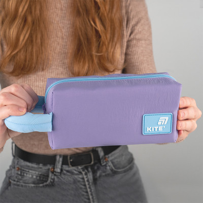 Пенал Kite 2703-3 фіолетово-блакитний (K25-2703-3)