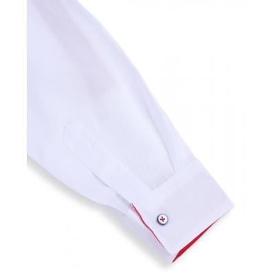Сорочка дитяча E&amp;H з червоним метеликом (G-233-140B-white-red)