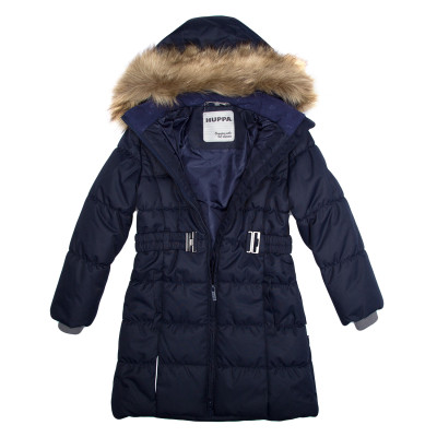 Пальто дитяче Huppa YACARANDA 12030030 темно-синій 110 (4741468934594)