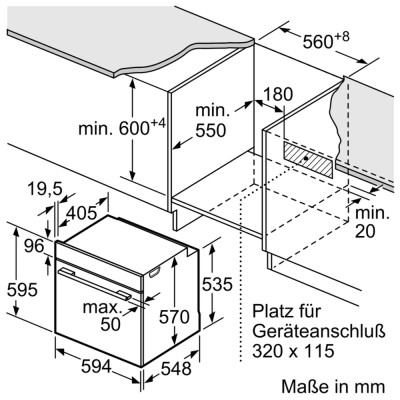 Духова шафа Bosch HBJ517YB0R