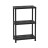 Стелаж Plastmeccanica Universal Vent пластиковий 3 полиці 60х30х95 см чорний (5684)
