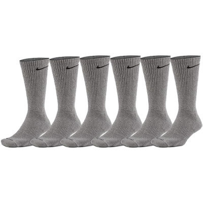 Шкарпетки Nike U NK ED PLS CSH CRW 6PR-132 SX6897-065 46-50 6 пар Сірі (195241138718)