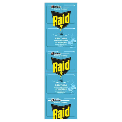 Пластини для фумігатора Raid Евкаліпт 10 шт. (4823002005639)