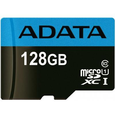 Карта пам&#039;яті ADATA 128GB microSD class 10 UHS-I A1 Premier (AUSDX128GUICL10A1-RA1)