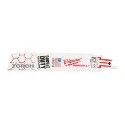 Полотно Milwaukee для шабельної пили, TORCH 150мм, крок 2,5мм, 5шт, метал (48005712)