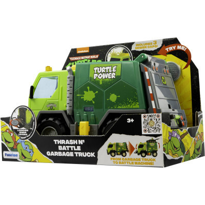 Ігровий набір Funrise TMNT Черепашки-Ніндзя класичні Бойовий сміттєвоз зі світлом та звуком (71045)