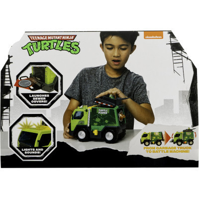 Ігровий набір Funrise TMNT Черепашки-Ніндзя класичні Бойовий сміттєвоз зі світлом та звуком (71045)