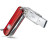 Ніж Victorinox VictorinoxWor 58 мм Прозорий червоний USB 3.0/3.1 32 Gb (4.6235.TG32B1)